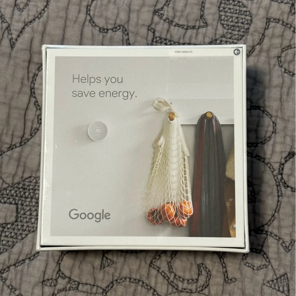 NEW Google Nest Smart Thermostat for Home - Programmable Wifi - Snow